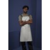 Picture of Southside Linen Blend Bib Apron Grey