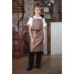 Picture of Southside Linen Blend Bib Apron Chocolate