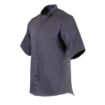 Picture of Southside Band Collar Chef Jacket Charcoal L