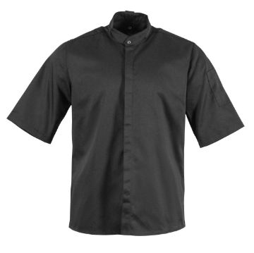 Picture of Southside Band Collar Chef Jacket Black XL