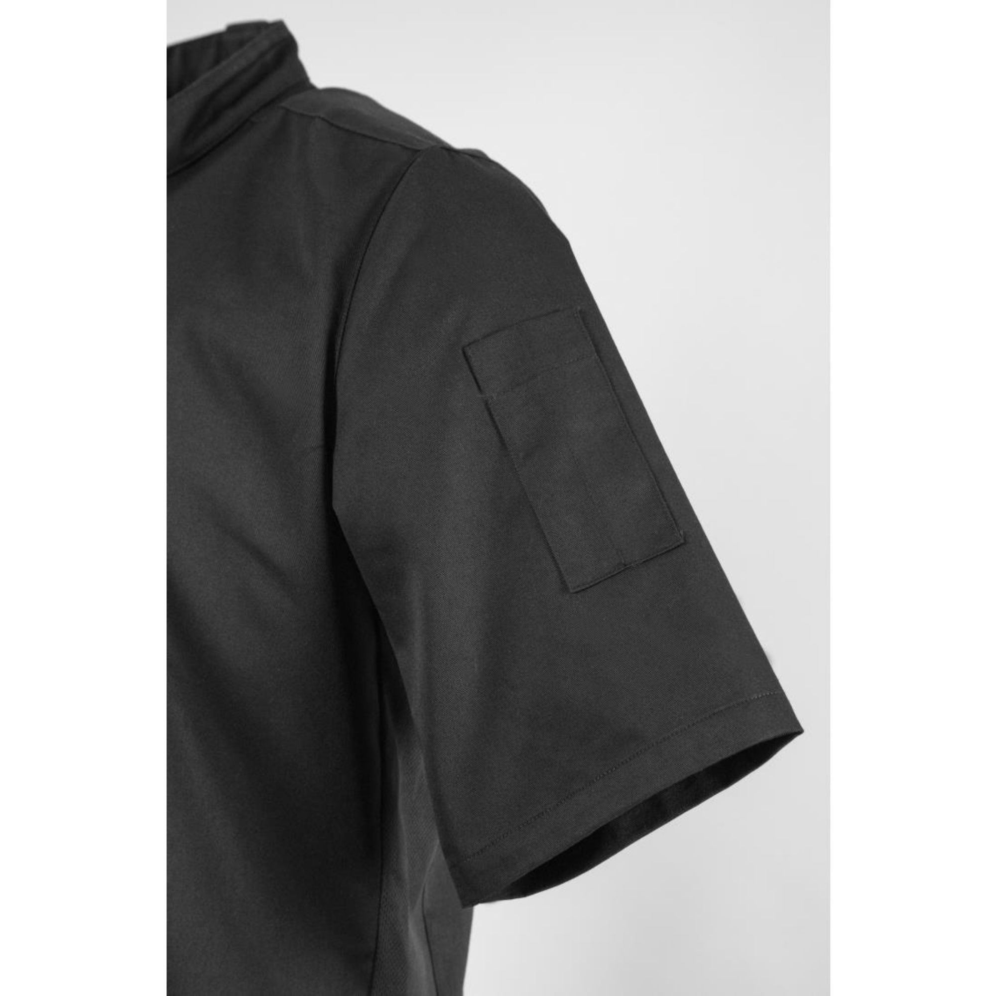 Picture of Southside Band Collar Chef Jacket Black XL