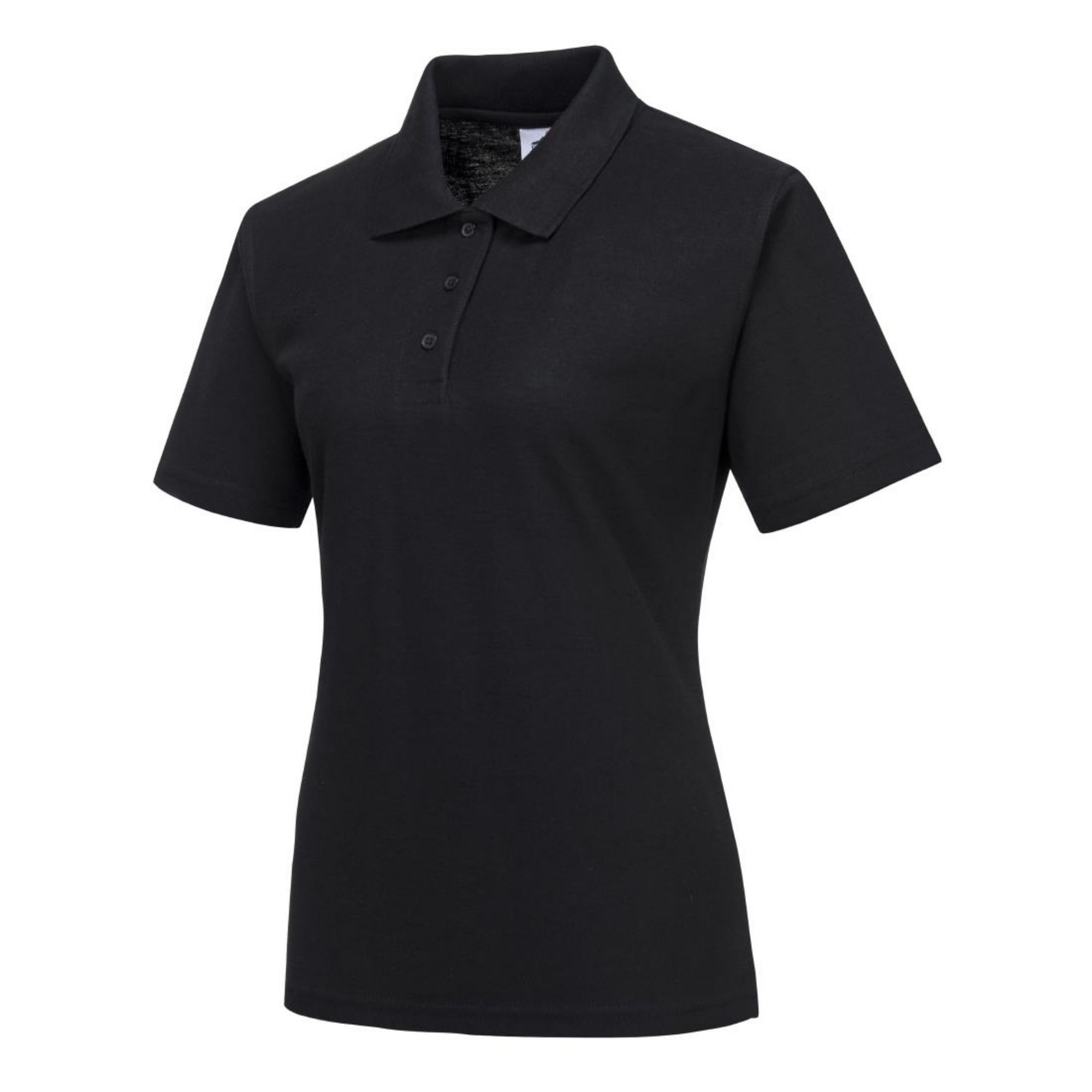 Picture of Ladies Polo Shirt Black XL