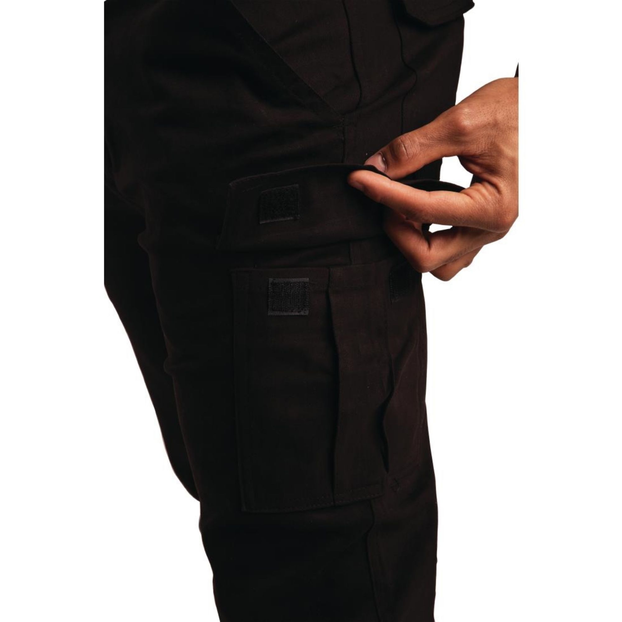 Picture of Portwest Stretch Slim Combat Trousers Black 40