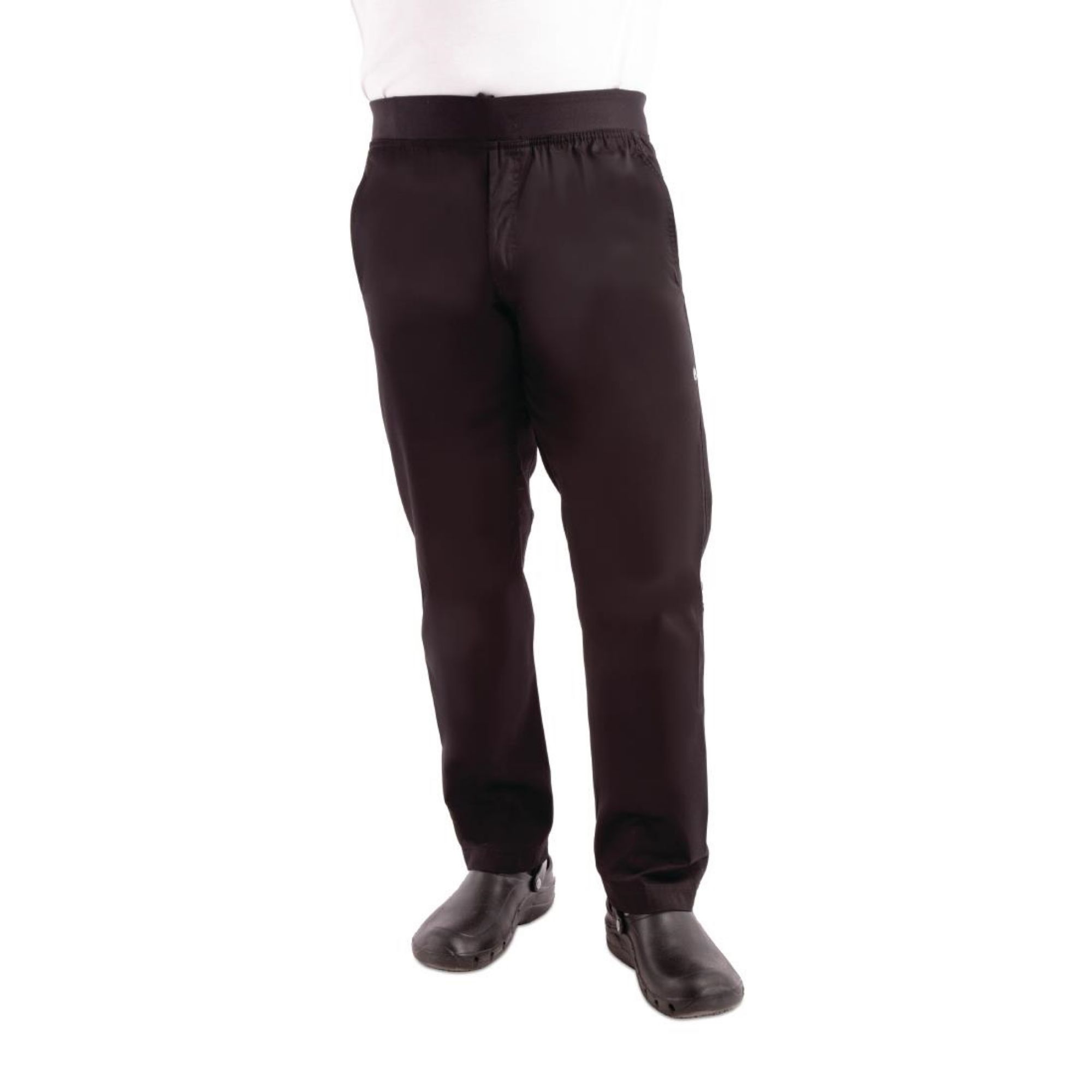 Picture of Chef Works Men's Lightweight Slim Trouser Black Size S