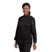 Picture of Chef Works Hartford Lightweight Zip Womens Chef Jacket Black L