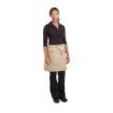 Picture of Chef Works Urban Austin Denim Half Bistro Apron Natural