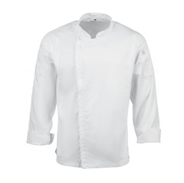 Picture of Chef Works Unisex Hartford Lightweight Chef Jacket White M