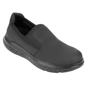 Picture of Slipbuster Steel Toe Slip On Shoes Black Size 40