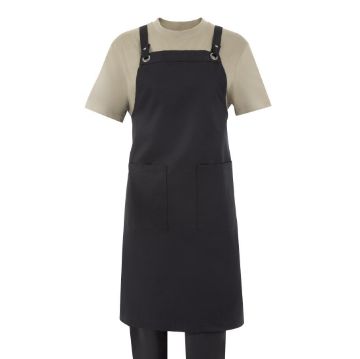 Picture of Southside Cotton Canvas Bib Apron Black