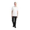 Picture of Chef Works Womens Springfield Zip Chef Jacket White M