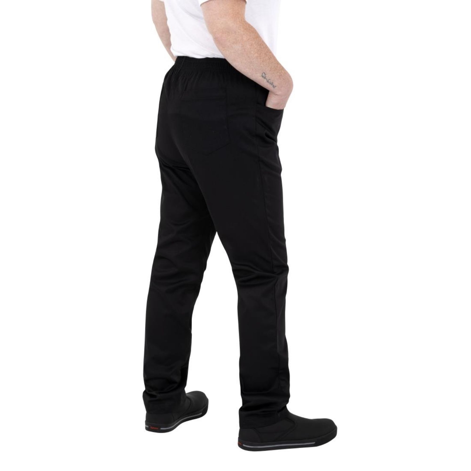 Picture of Southside Slim Fit Casual Trousers Black L