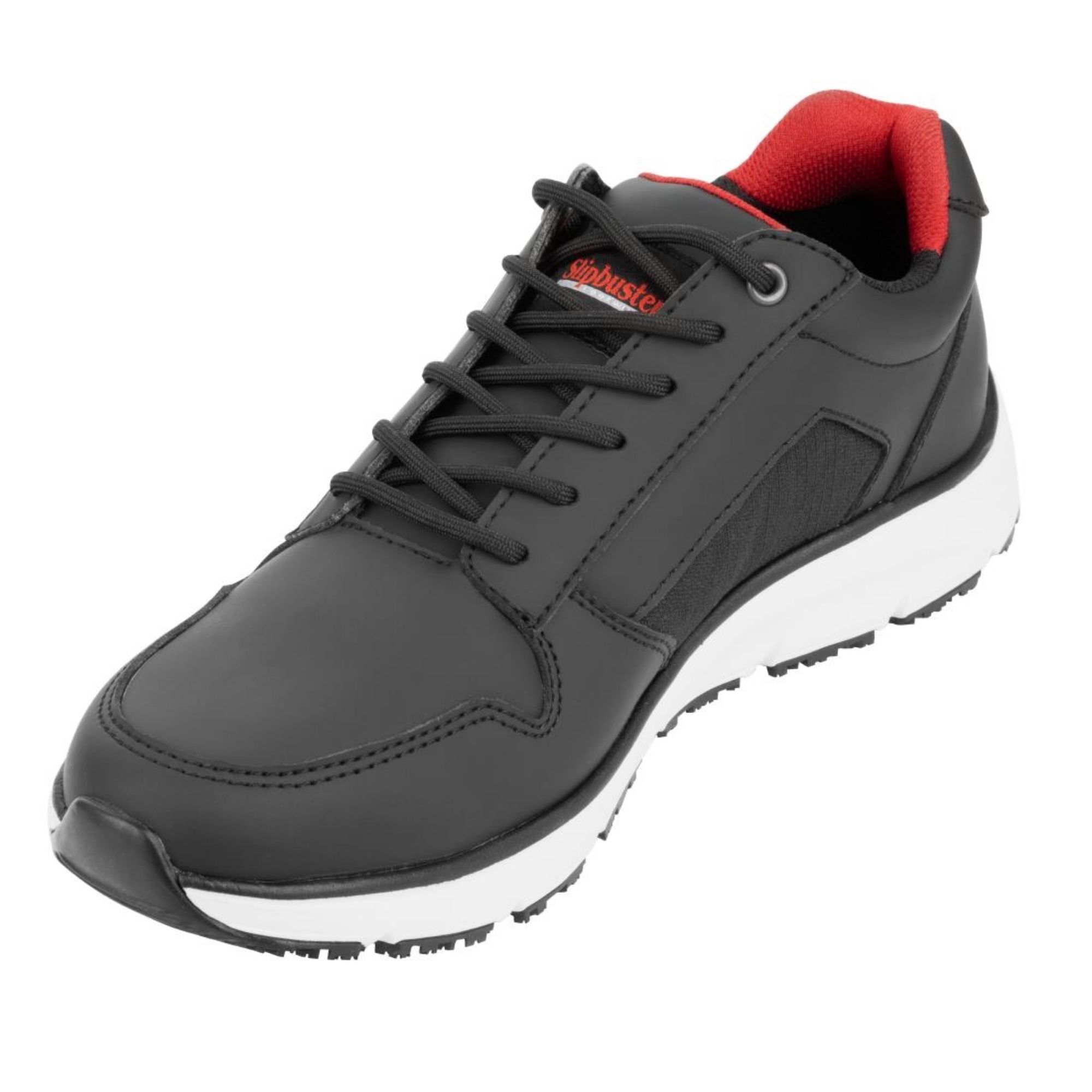 Picture of Slipbuster Microfibre Trainer Super Comfort Sole Black 40