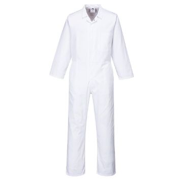 Picture of Portwest White Food Coverall Size S