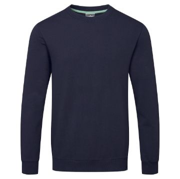 Picture of Portwest Navy Organic Cotton Recyclable Sweatshirt Size M