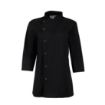 Picture of Whites Ladies Fitted Chef Jacket Black S