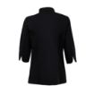 Picture of Whites Ladies Fitted Chef Jacket Black S