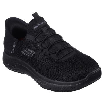 Picture of Skechers Womens Summit SR Slip In Shoes Black Size 36