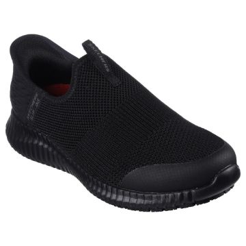 Picture of Skechers Womens Cessnock Slip In Shoes Black Size 36