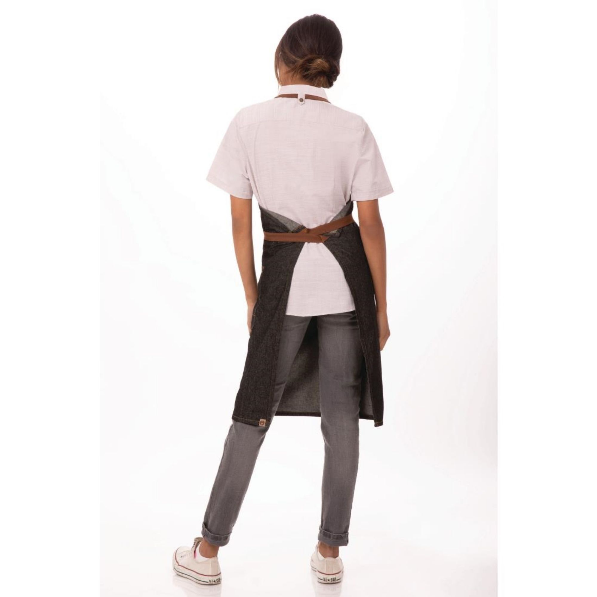 Picture of Chef Works Urban Memphis Bib Apron Black