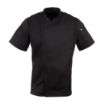 Picture of Chef Works Springfield Zipper Mens Chef Jacket Black XL