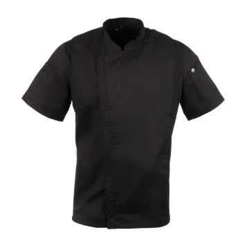 Picture of Chef Works Springfield Zipper Mens Chef Jacket Black XL