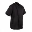Picture of Chef Works Springfield Zipper Mens Chef Jacket Black XL