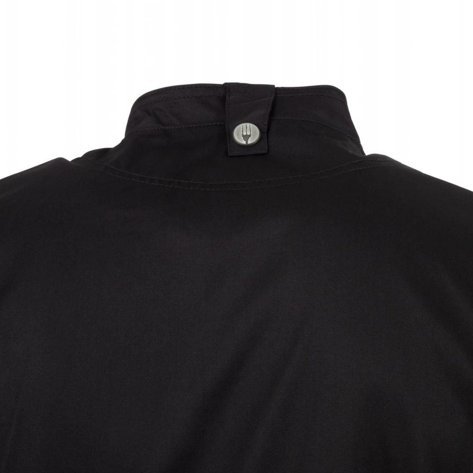 Picture of Chef Works Springfield Zipper Mens Chef Jacket Black S