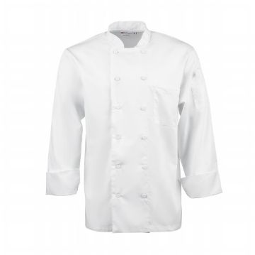 Picture of Chef Works Calgary Cool Vent Unisex Chef Jacket White M