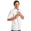 Picture of Chef Works Springfield Zipper Mens Chef Jacket White 2XL