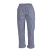 Picture of Whites Unisex Vegas Chefs Trousers Blue & White Check 2XL
