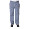Picture of Whites Unisex Vegas Chefs Trousers Blue & White Check 2XL
