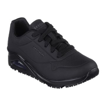 Picture of Skechers Work Womens Uno Slip Resistant Trainers Black 37