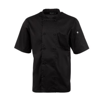 Picture of Chefs Works Montreal Cool Vent Unisex Chef Jacket Black 3XL