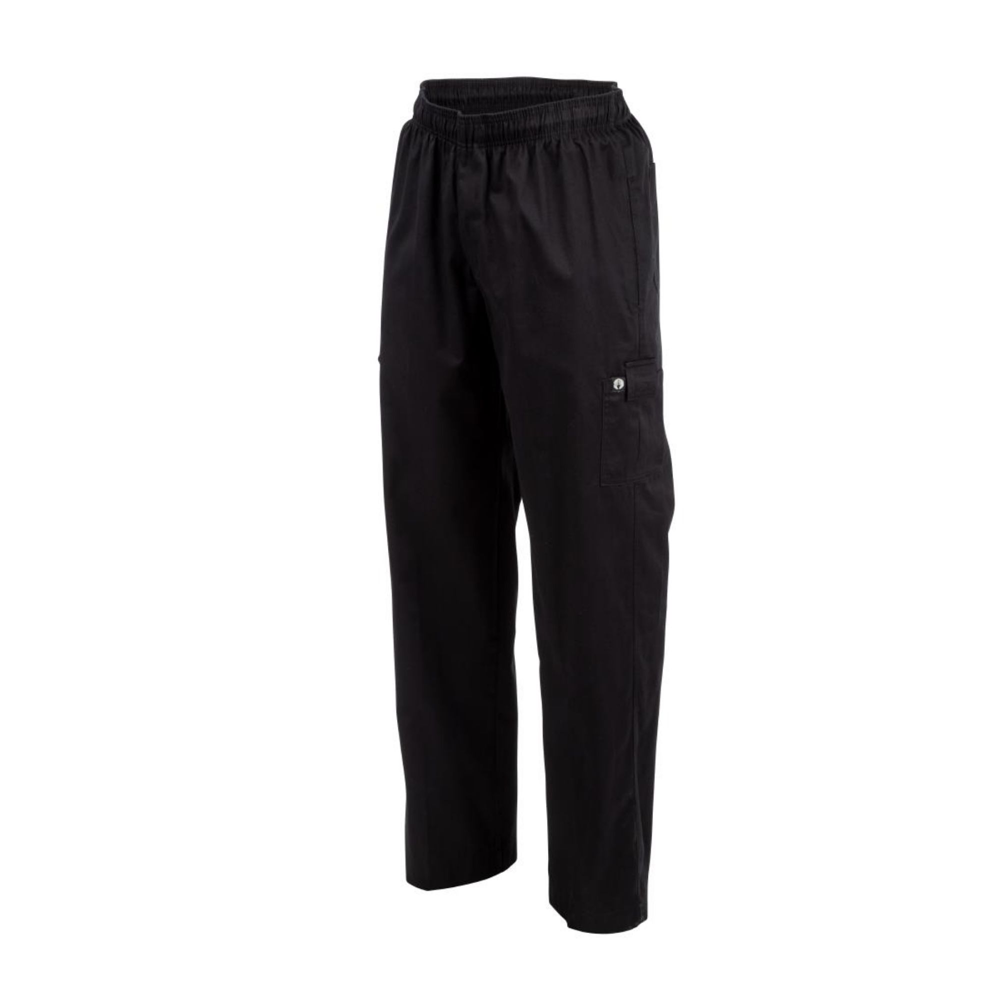 Picture of Chef Works Unisex Classic Fit Cargo Chefs Trousers Black XS