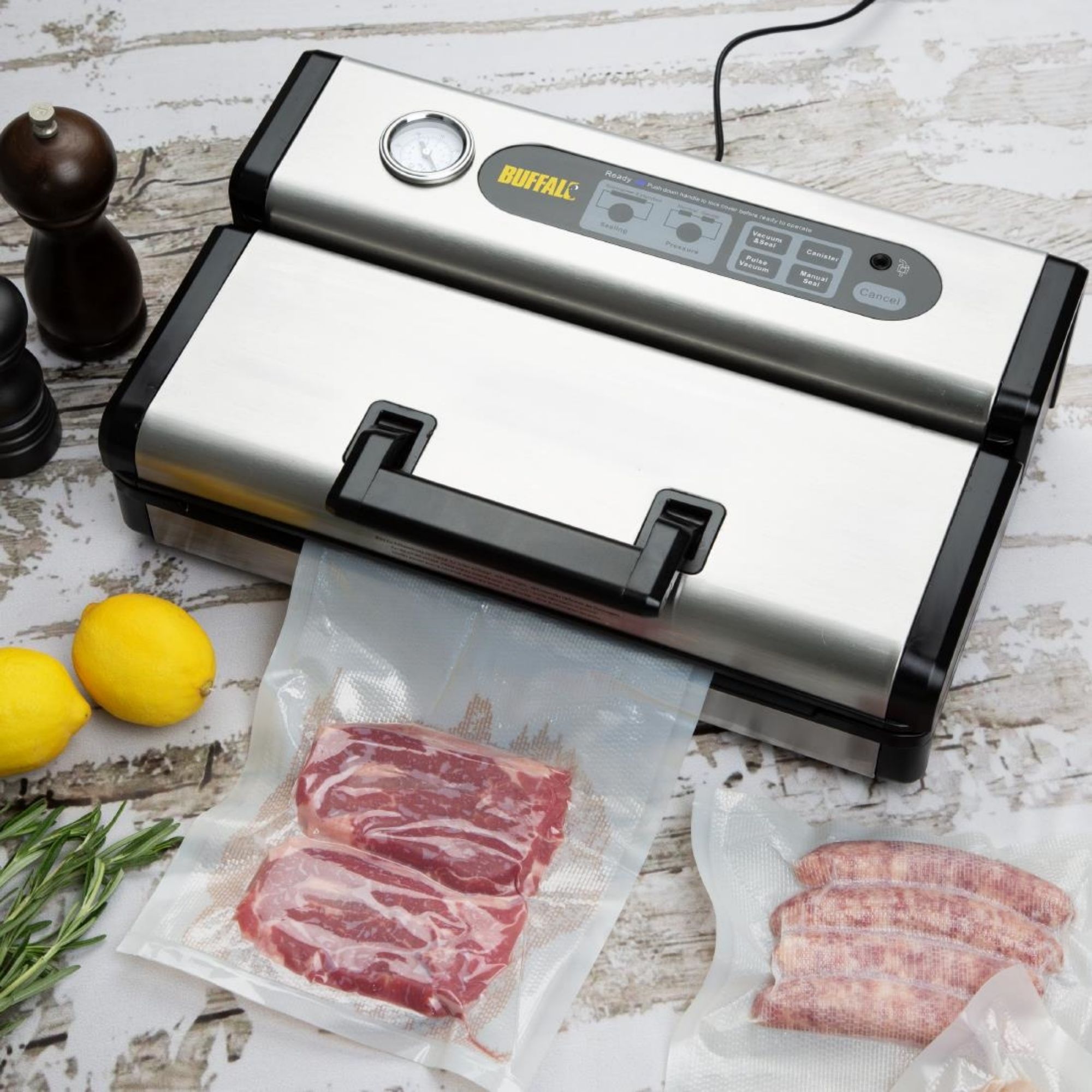 Picture of Vogue Compostable Embossed Vacuum Sealer Bags 250x350mm (50 pack)