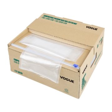 Picture of Vogue Compostable Vacuum Pack Roll Cutter Box 2x 30m Rolls