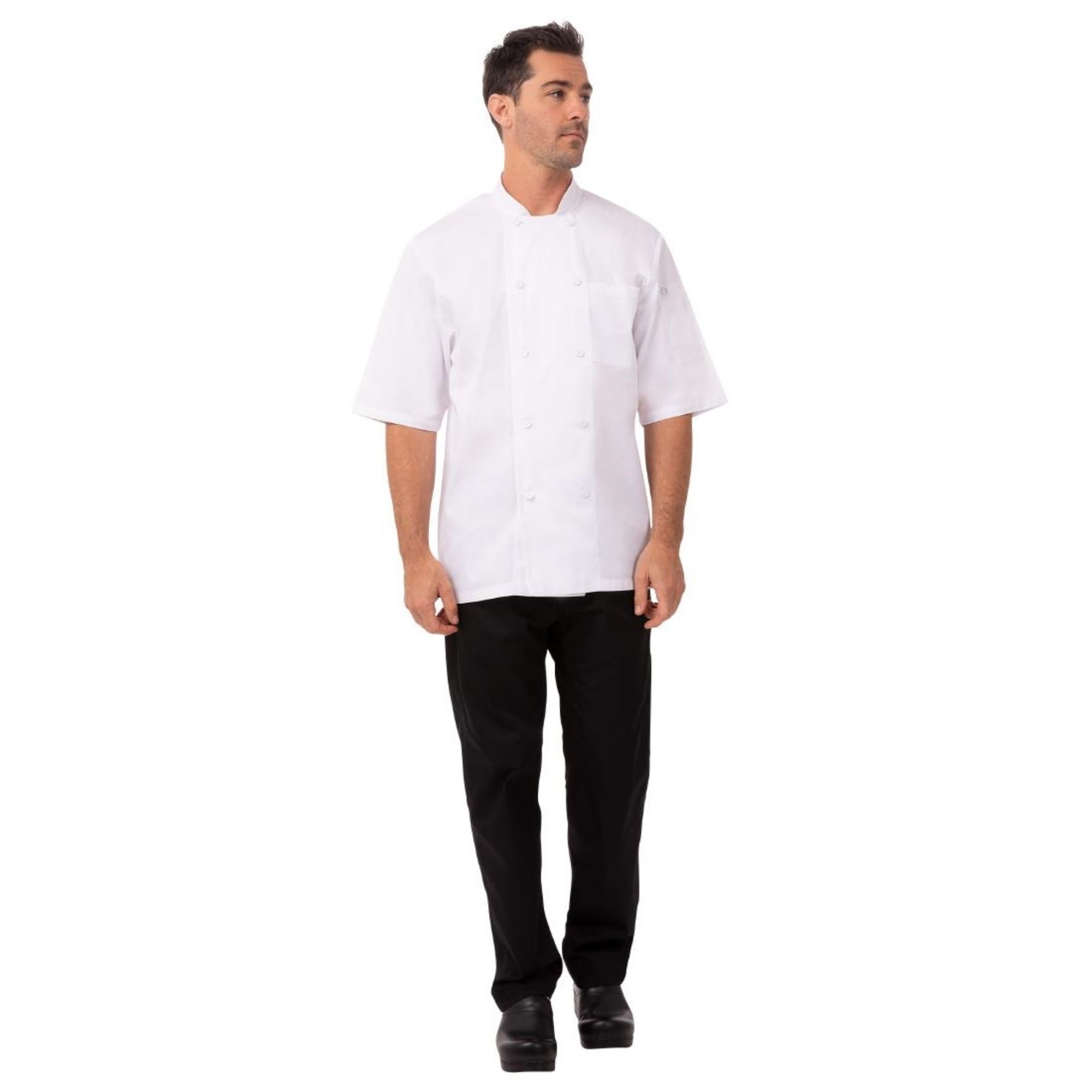 Picture of Chefs Works Montreal Cool Vent Unisex Chef Jacket White XS