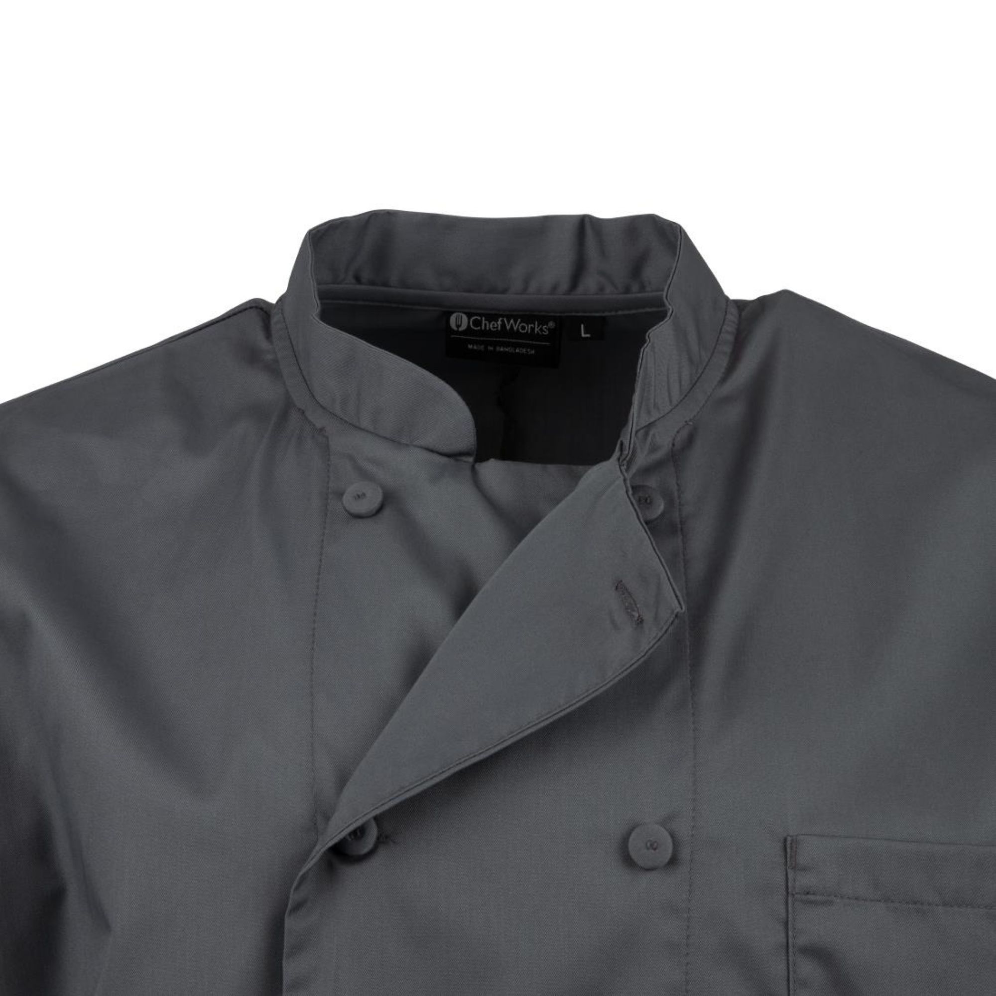Picture of Chef Works Unisex Chef Jacket Grey L