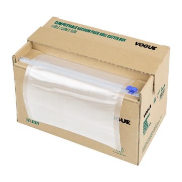 Picture of Vogue Compostable Vacuum Pack Roll Cutter Box 20cm x 30m