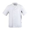 Picture of Whites Nevada Unisex Chef Jacket Black & White XS