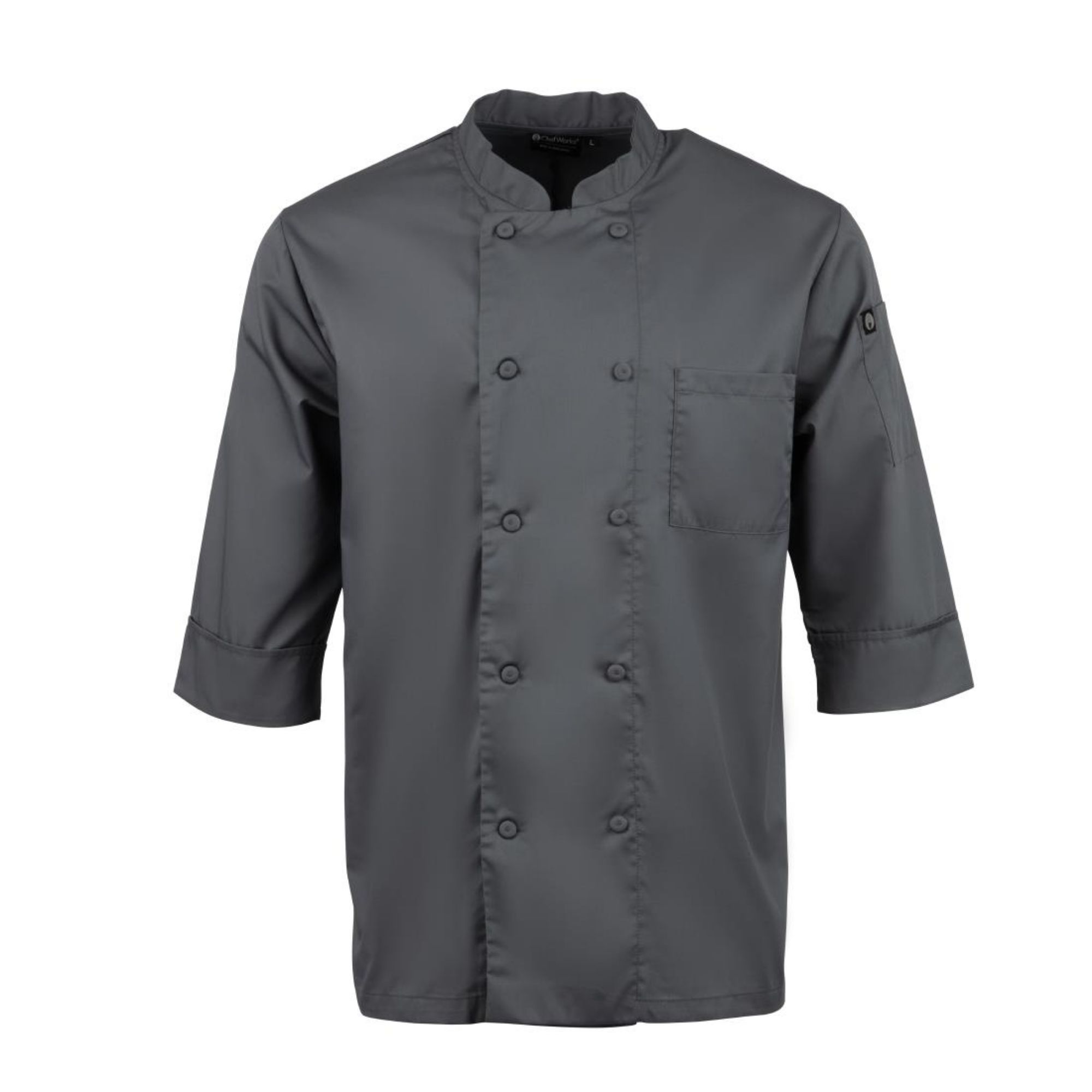 Picture of Chef Works Unisex Chef Jacket Grey XL