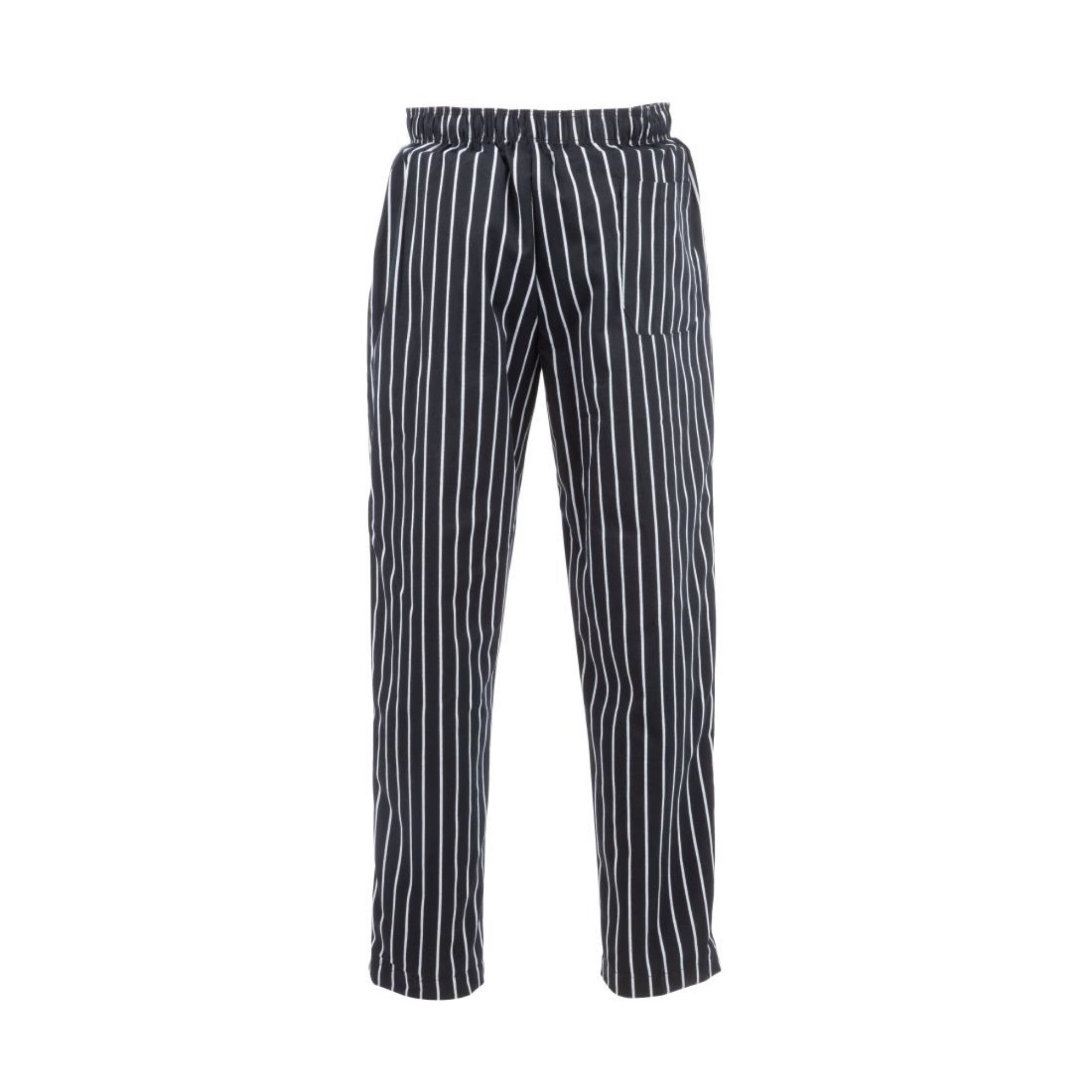 Picture of Chef Works Designer Baggy Pant Black & White Striped S