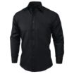 Picture of Chef Works Unisex Long Sleeve Dress Shirt Black S
