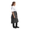 Picture of Whites Bistro Apron Black/White Butchers Stripe