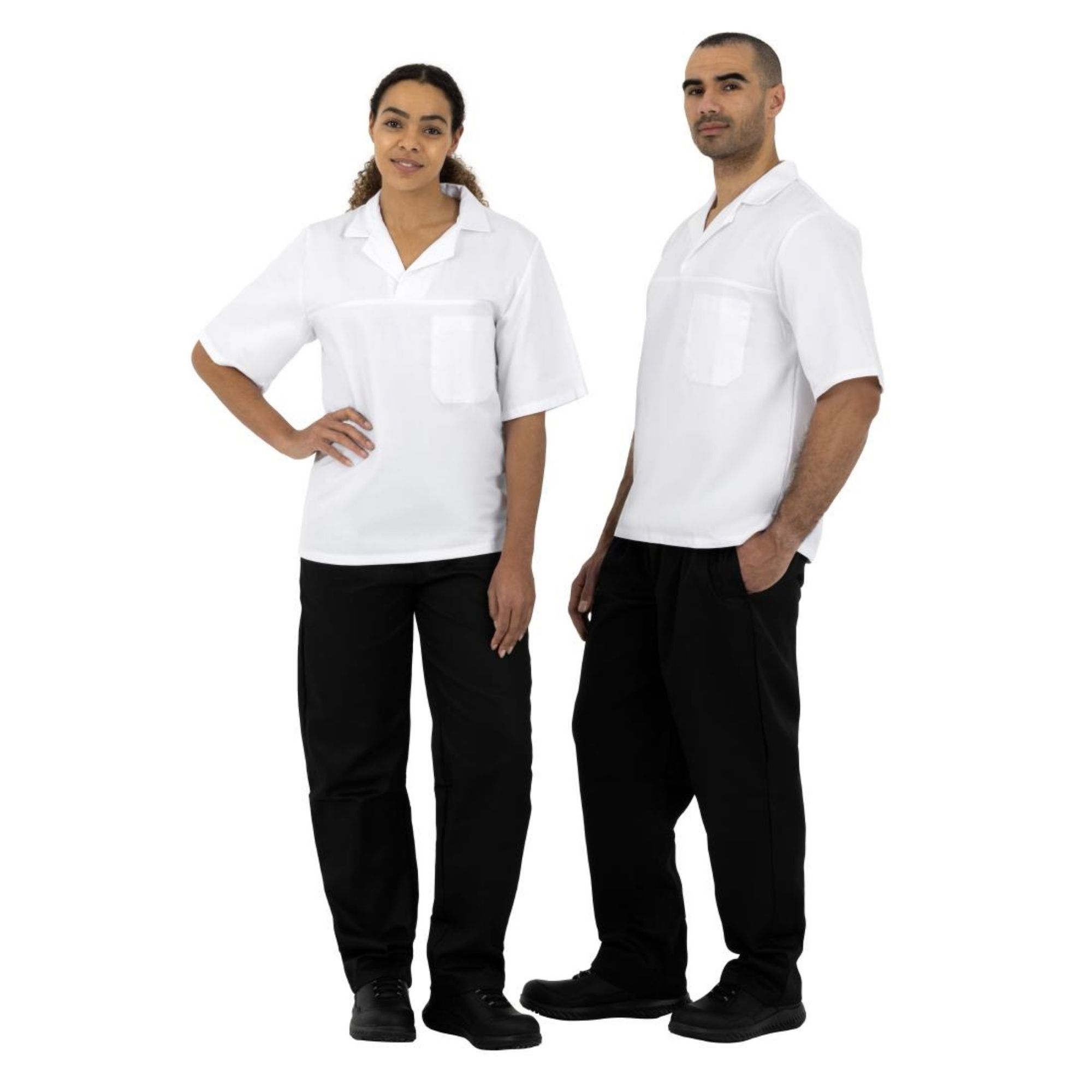 Picture of Whites Vegas Chef Trousers Polycotton Black 4XL