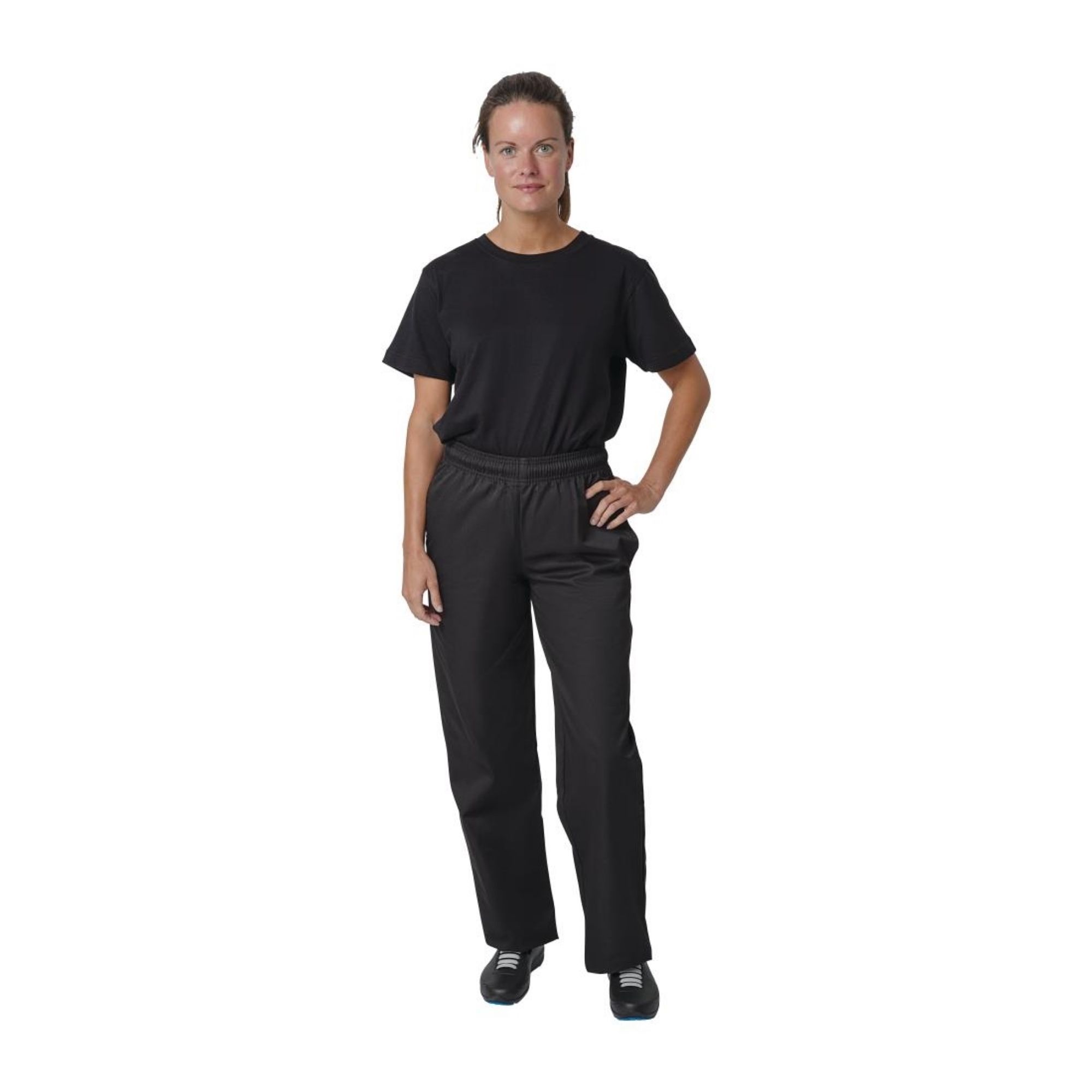 Picture of Whites Vegas Chef Trousers Polycotton Black 4XL