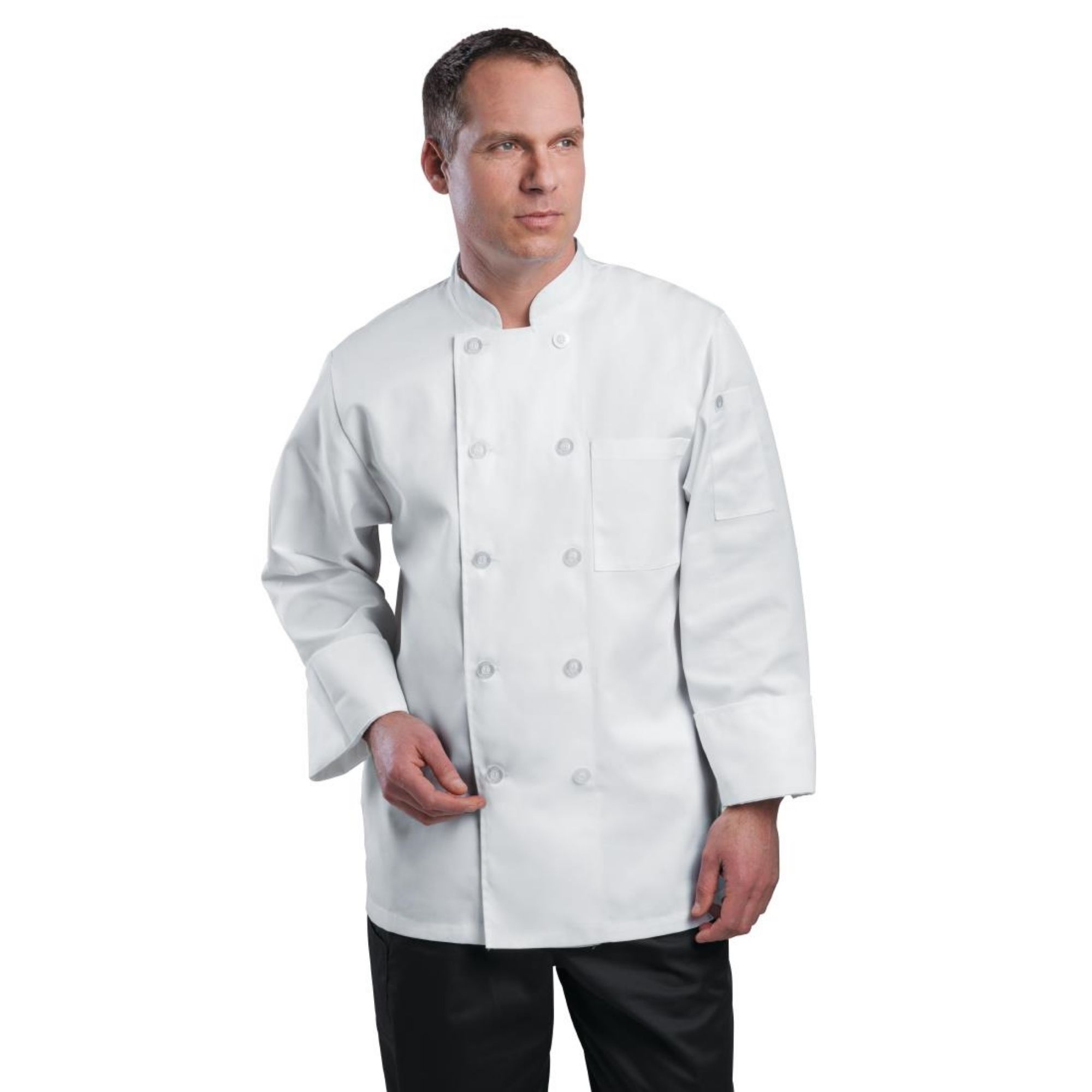 Picture of Chef Works Unisex Le Mans Chef Jacket White M