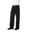 Picture of Chef Works Unisex Professional Series Chefs Trousers Black Herringbone L