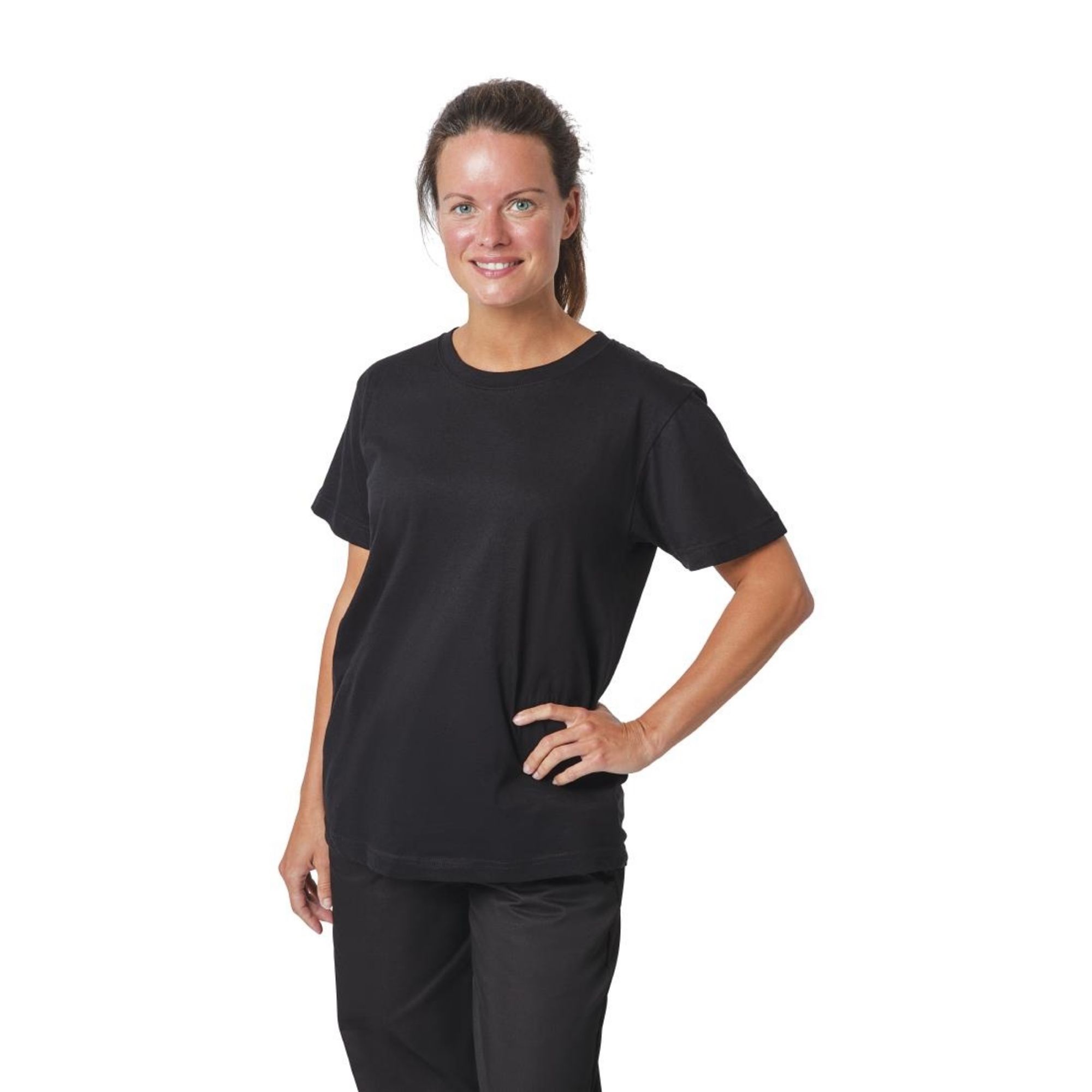 Picture of Unisex Chef T-Shirt Black 2XL