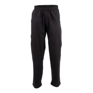 Picture of Chef Works Unisex Better Built Baggy Chefs Trousers Black S